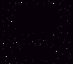 dots are now correctly coloured, some dots are flickering white-blue or white-red